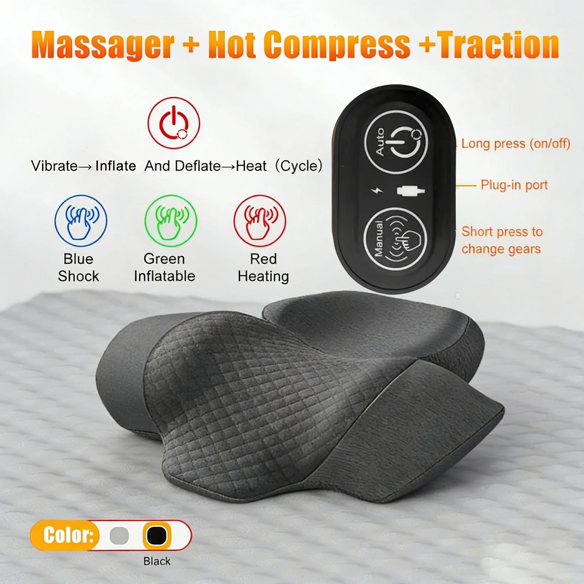 Vital™ Nackenmassagegerät elektrisch beheizbar – Ansicht 11