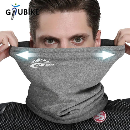 GTUBIKE Winter Thermal Fleece Cycling Face Mask & Neck Gaiter