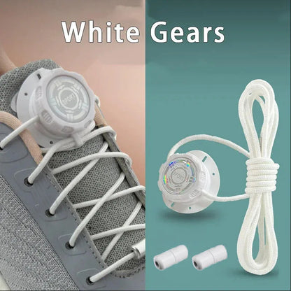 Upgraded No‑Tie Automatic Sneaker Laces Thick Rope Shoelaces with Swivel Metal Capsule Buckles Easy Installation – Ansicht 17