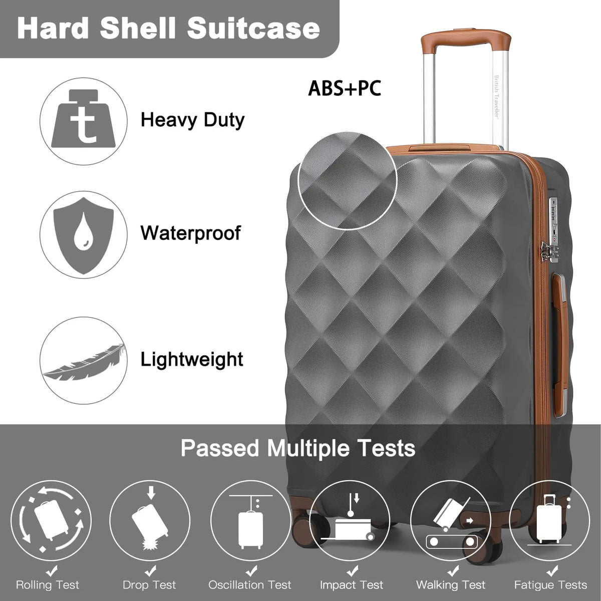 Vital™ AeroVoyage 2-Piece Cabin Luggage & Toiletry Set