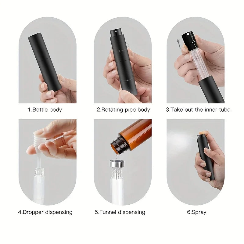 VitaCare™ AeroMist 10ml Refillable Travel Perfume Sprayer