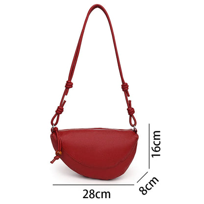 Schultertasche aus Echtleder – Ansicht 2