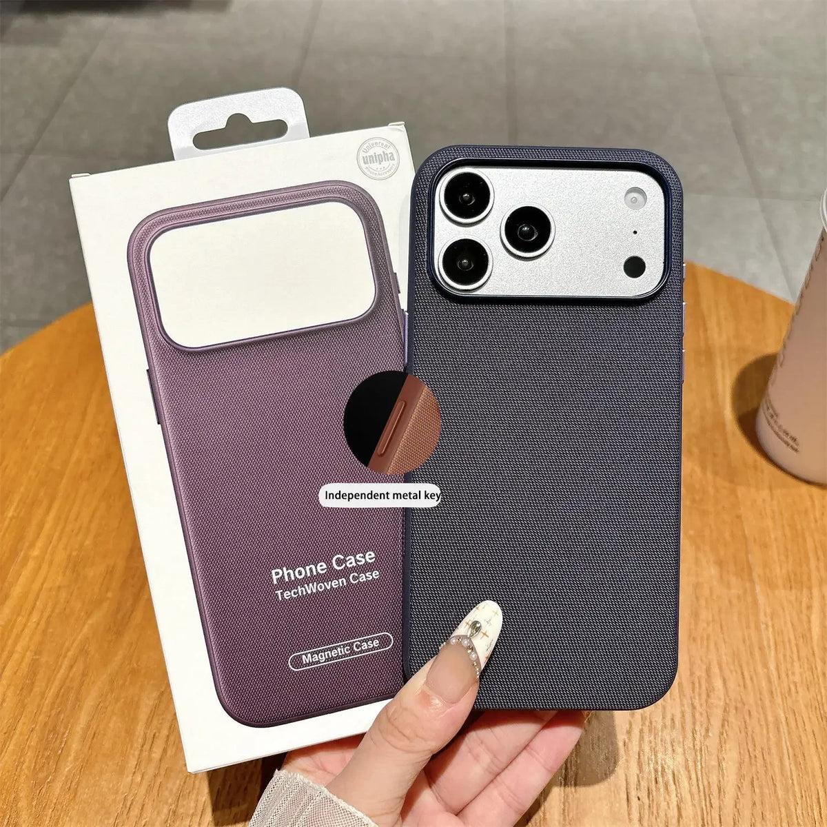 VitaPhone™ ApexWoven MagSafe Magnetic Tech-Armor iPhone Case