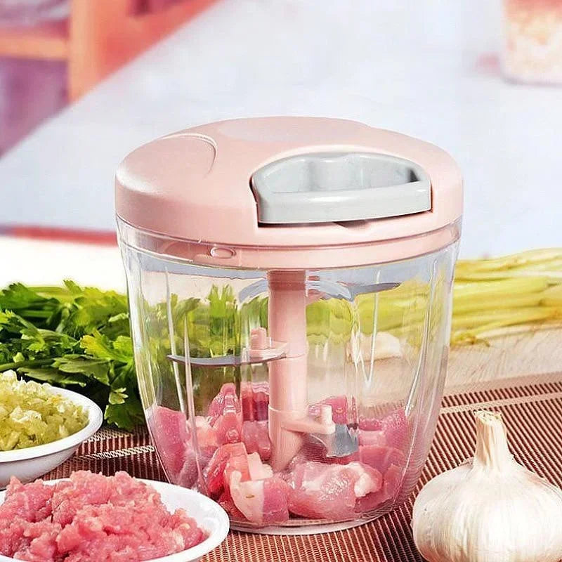 VitaHome™ ChopGlide Manual Pull-String Multi-Chopper & Garlic Grinder