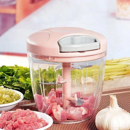 VitaHome™ ChopGlide Manual Pull-String Multi-Chopper & Garlic Grinder