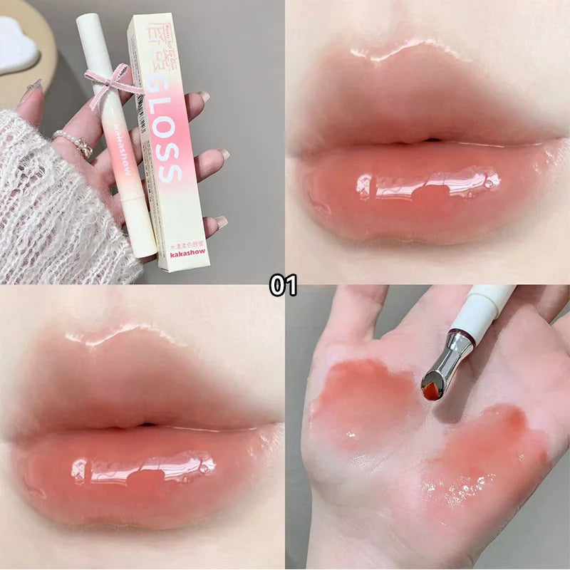 Lipgloss mit Spiegelglanz und Pflegeöl – Ansicht 9