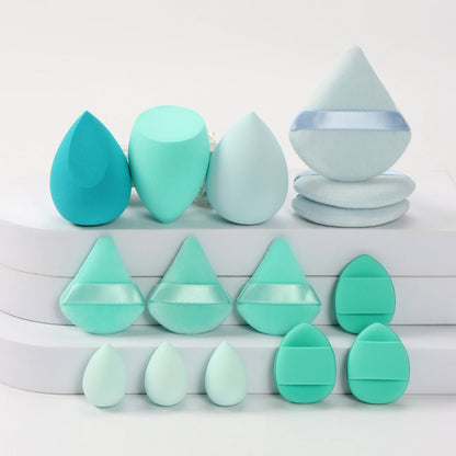 Vita 15-Piece Professional Makeup Sponge & Powder Puff Combo
