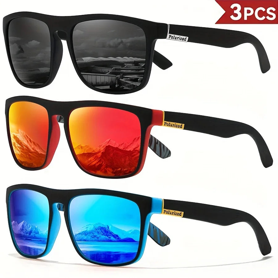 VitaCare™ ShadowShield Polarized Classic Square Sports Sunglasses