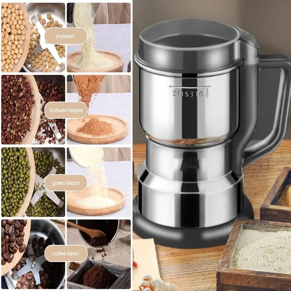 Kaffeemühle elektrisch für Bohnen, Nüsse und Gewürze – Ansicht 5