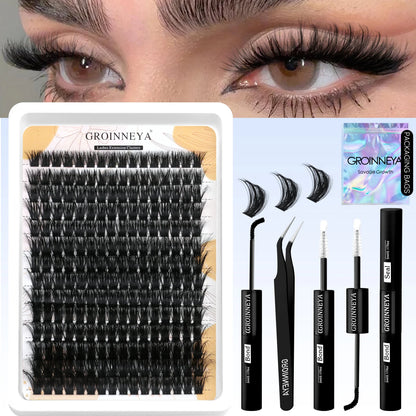 VitaCare™ LashPro DIY Salon-Grade Cluster Eyelash Extension Kit