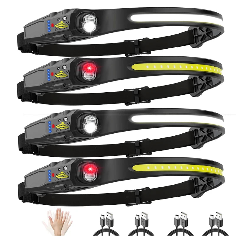 STARMAP LED Rechargeable Motion Sensor Outdoor Headlamp