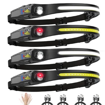 STARMAP LED Rechargeable Motion Sensor Outdoor Headlamp