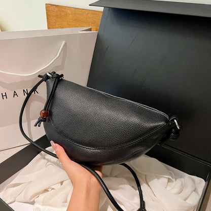 Schultertasche aus Echtleder – Ansicht 5