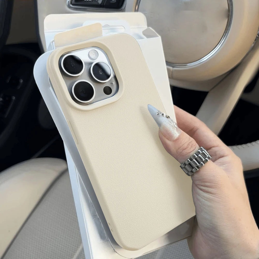 VitaHome™ ClassicLeather Shockproof Soft-TPU iPhone Case