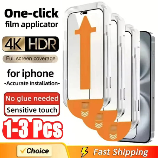 Vita 1-3Pc  High End Tempered Glass Only For iPhones