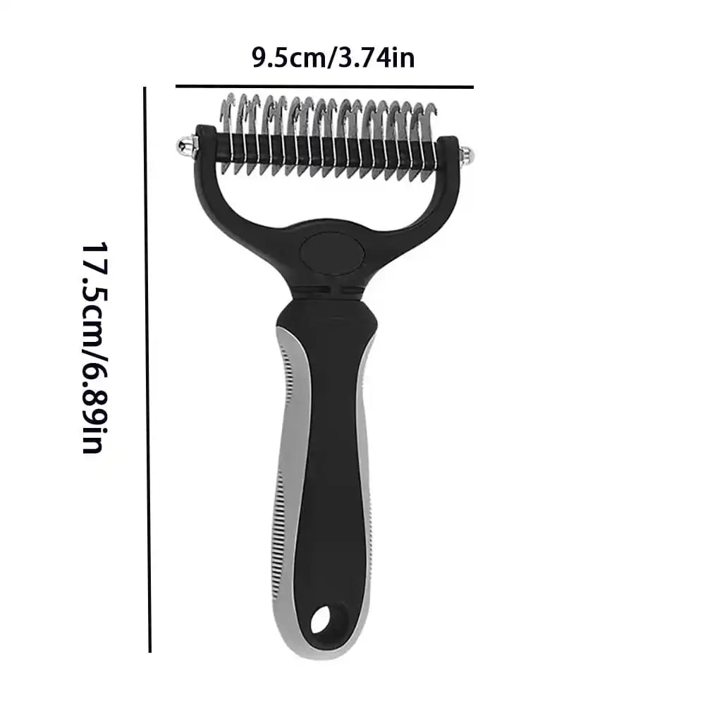 Professional Double-Sided Pet Detangling & Grooming Comb