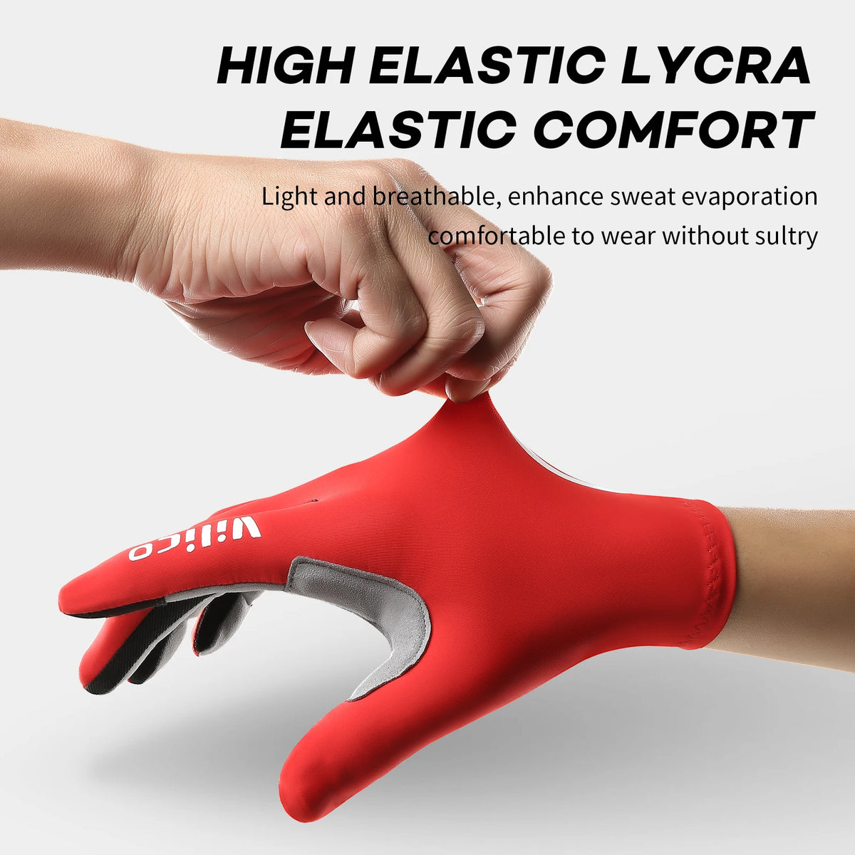 VitaCare™ AeroGrip Full-Finger Touchscreen Cycling Gloves
