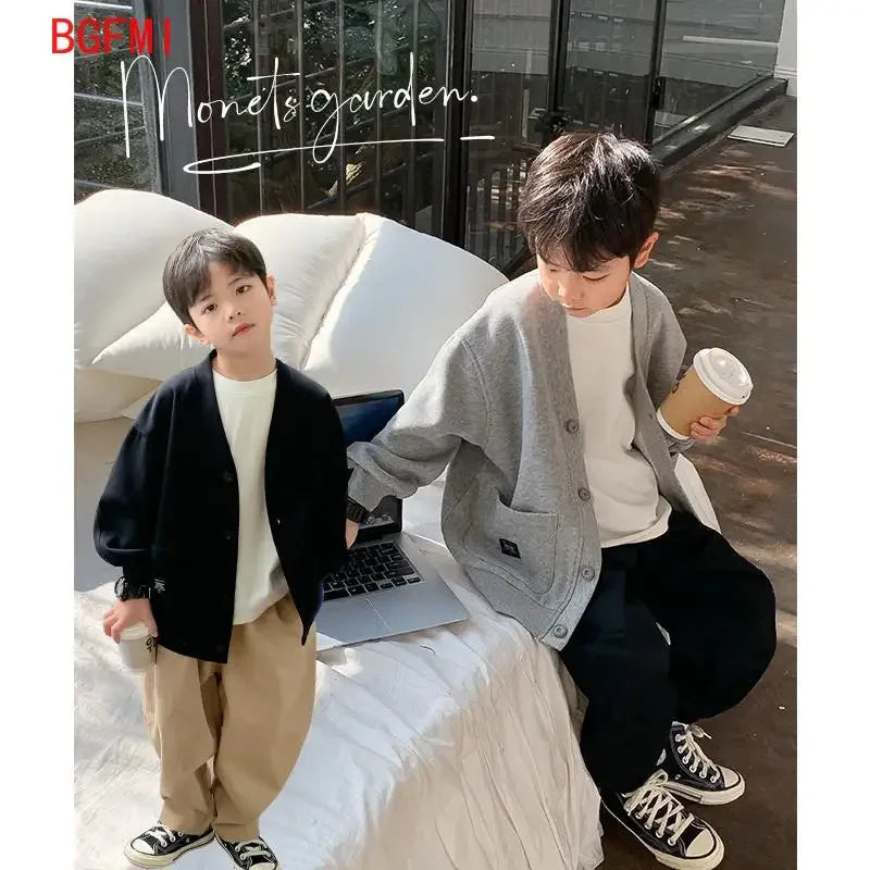 VitaHome™ LittleKnits Classic Cotton Kids Cardigan