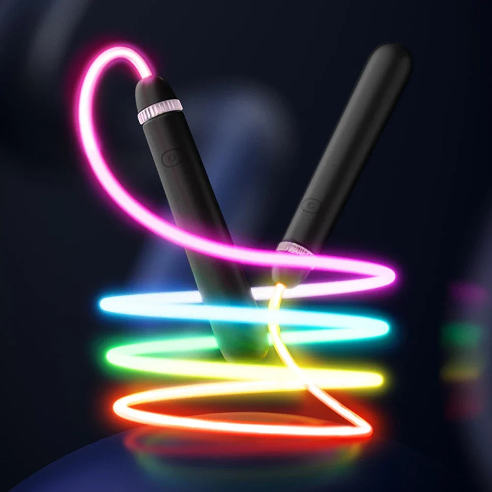 Springseil leuchtend mit LED und USB 280 cm
