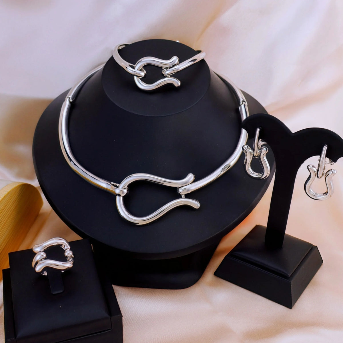 Schmuckset in Goldoptik – Ansicht 3