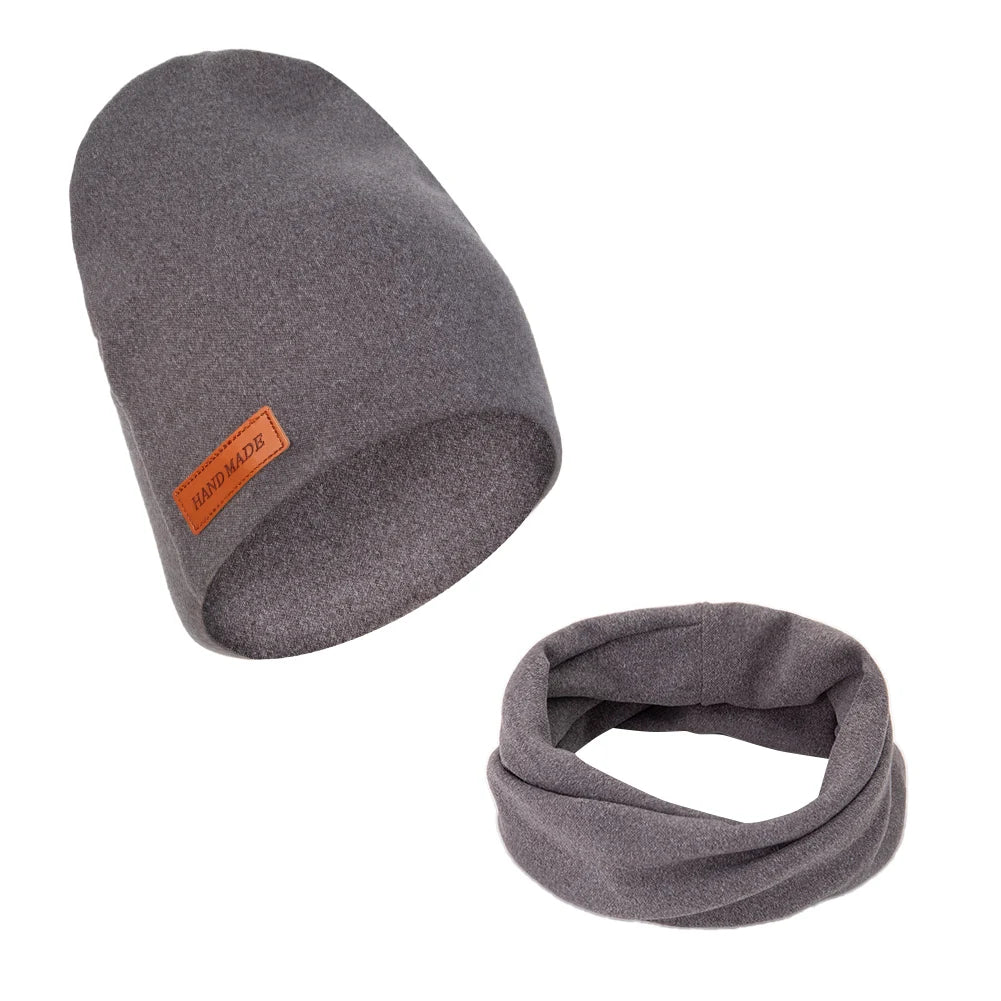 VitaHome™ CashmereKnit Baby Turban Hat & Scarf Set