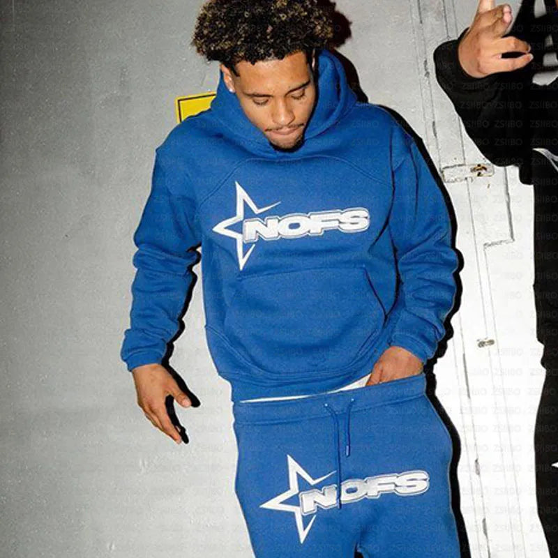 Vital™ StreetCore Oversized Letter-Embroidered Y2K Hoodie
