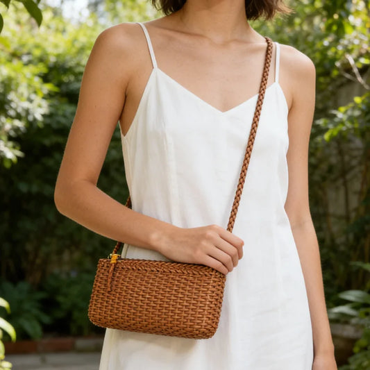 Clutch aus Leder