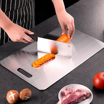 VitaHome™ ChefMaster Dual-Sided 316 Stainless Steel Chopping Board