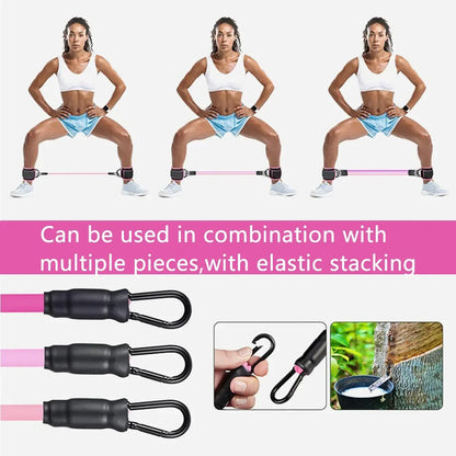 Fitnessband-Set mit Fußgelenkmanschetten – Ansicht 4