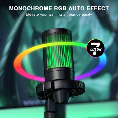 VitaHome™ AmpliVoice RGB Studio-Grade USB Gaming & Streaming Microphone