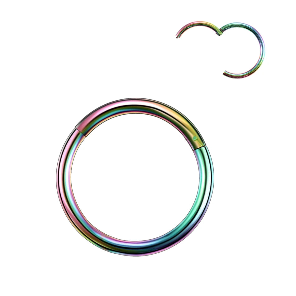 Vital™ Surgical Steel Hinged Segment Nose Hoop & Septum Clicker