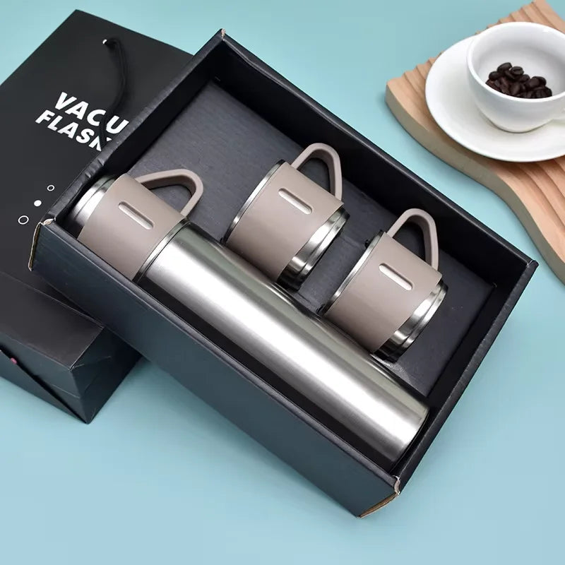 Thermoskanne aus Edelstahl im Geschenkset 500 ml – Ansicht 15