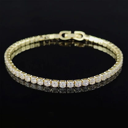 Luxury Gold & Silver Tone Princess Statement Bangle Bracelet
