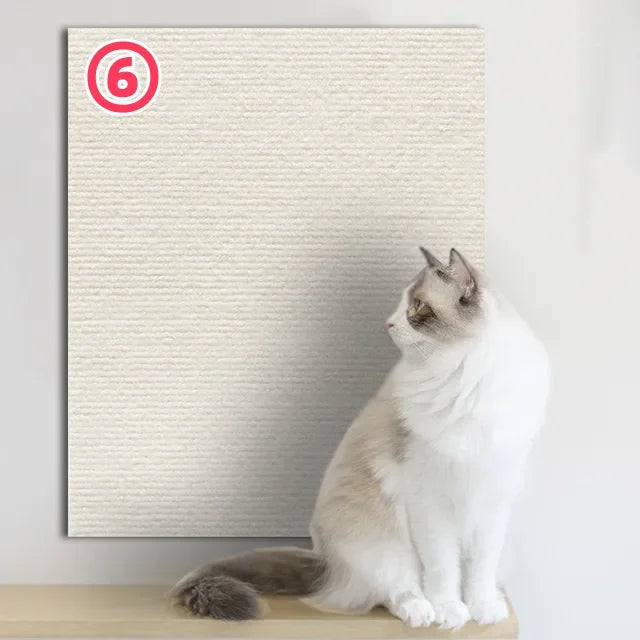 Katzenkratzbrett selbstklebend für die Wand zuschneidbar – Ansicht 8