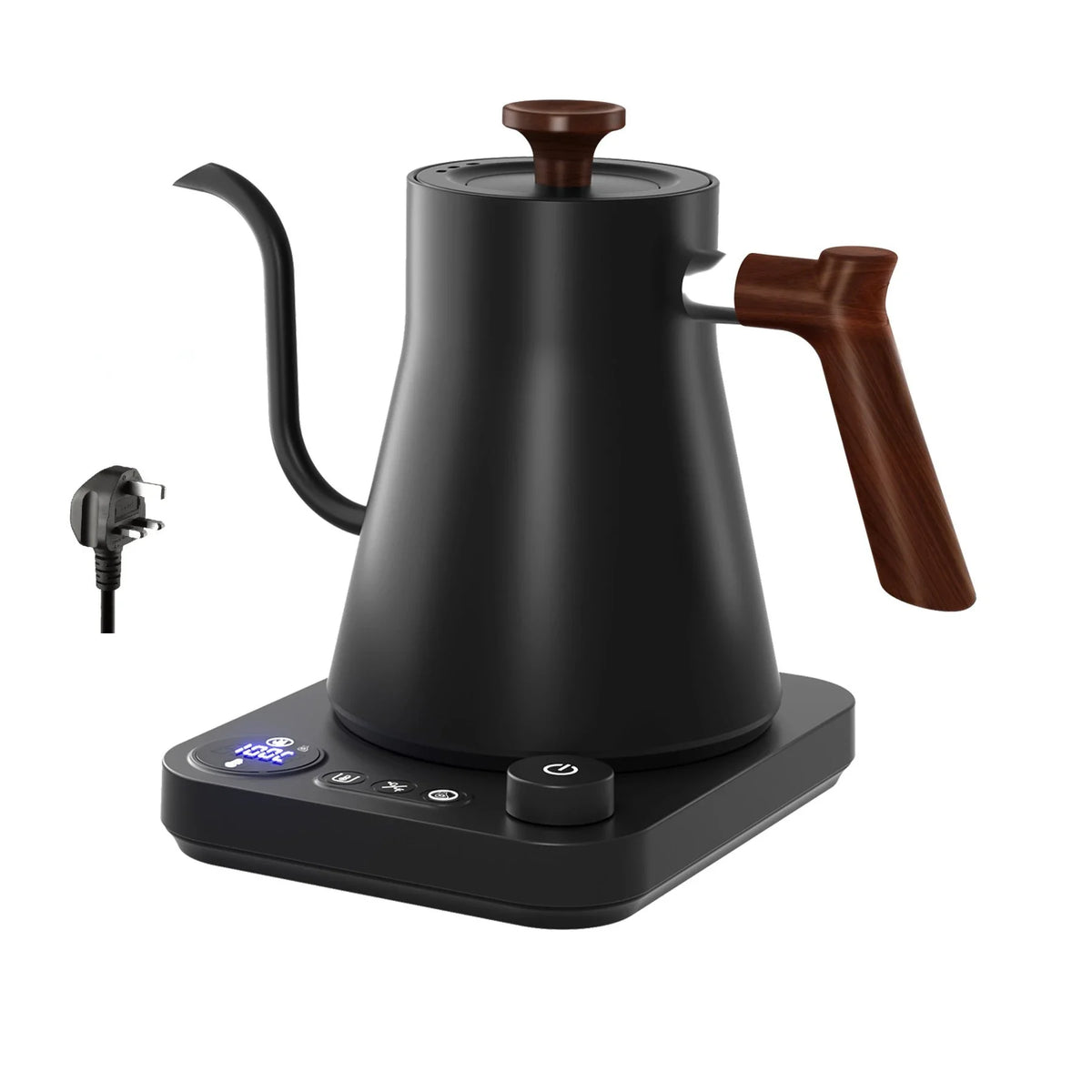 Vital™ Electric Gooseneck Kettle 900ml | Smart Temperature Control Coffee & Tea Pot