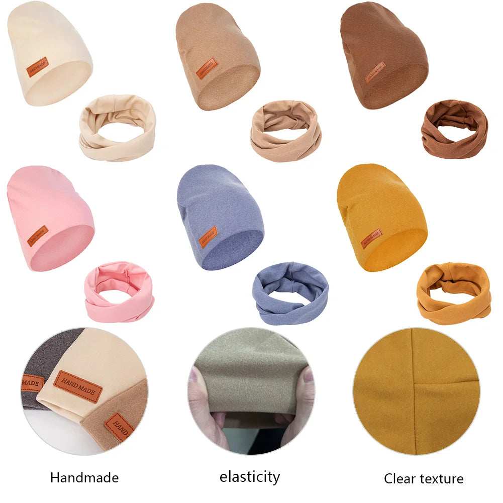 VitaHome™ CashmereKnit Baby Turban Hat & Scarf Set
