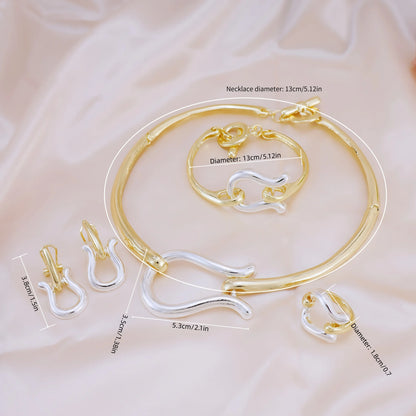 Schmuckset in Goldoptik – Ansicht 5