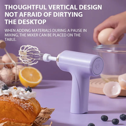 Vital™ Cordless Rechargeable Handheld Electric Egg Beater & Baking Mixer