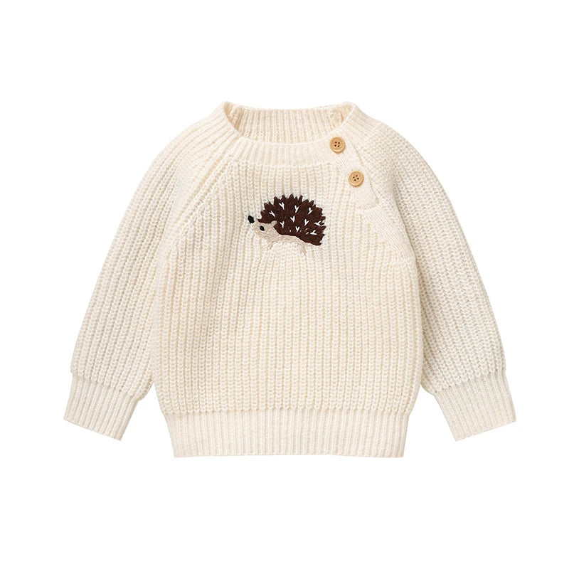VitaHome™ LittleHedgehog Cozy Knit Baby Pullover
