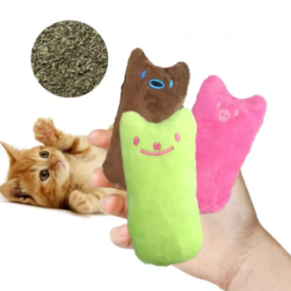 Teeth Grinding Catnip Toys Funny Interactive Plush Cat Toy Pet Kitten Chewing Vocal Toy Claws Thumb Bite Cat Mint For Cats – Ansicht 4