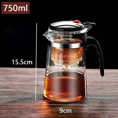 Teetasse mit Sieb und Ein-Klick-Filter hitzebeständig – Ansicht 6