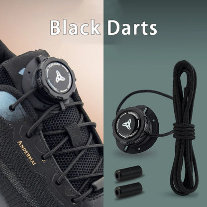 Upgraded No‑Tie Automatic Sneaker Laces Thick Rope Shoelaces with Swivel Metal Capsule Buckles Easy Installation – Ansicht 9