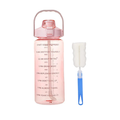 Trinkflasche mit Strohhalm 1 l und 2 l – Ansicht 15