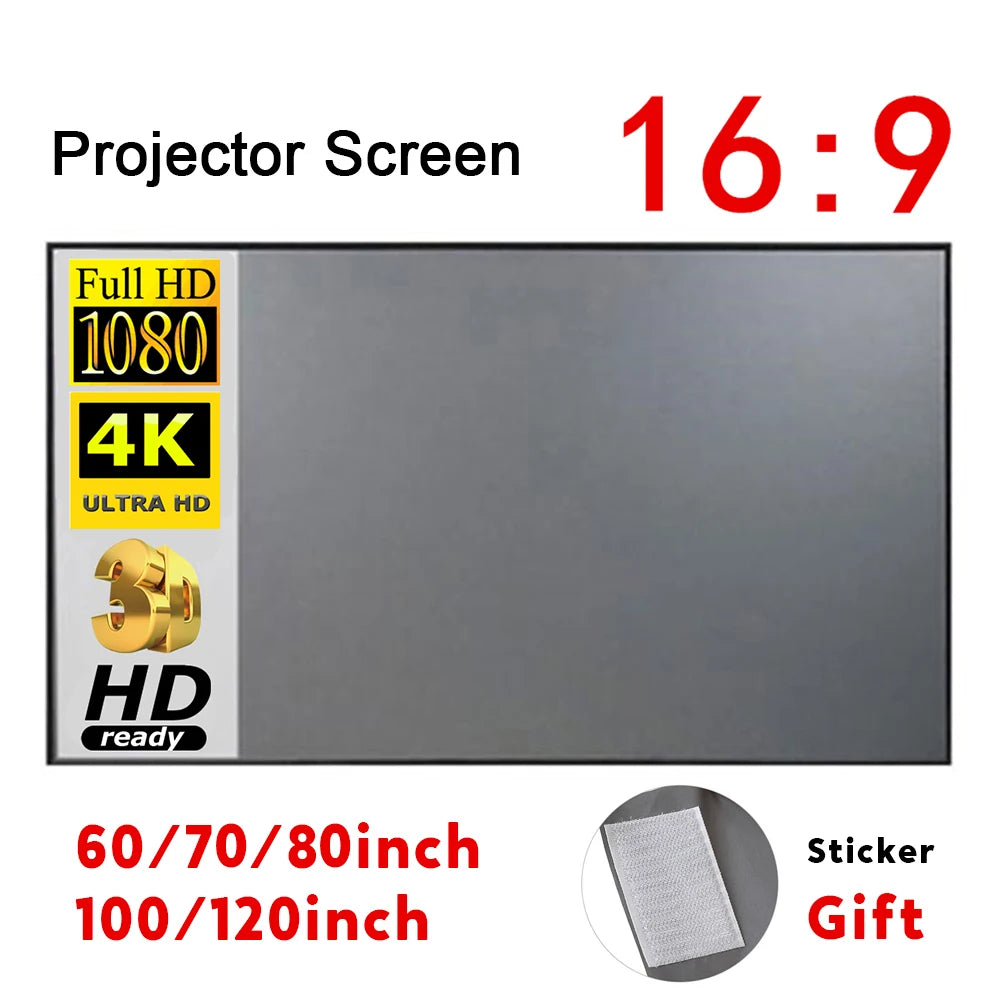 VitaHome™ CineView Pro Portable Anti-Light Projection Screen