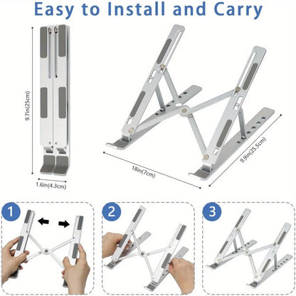 VitaHome™ Ergocast Aluminum Foldable Laptop Stand – Ansicht 2