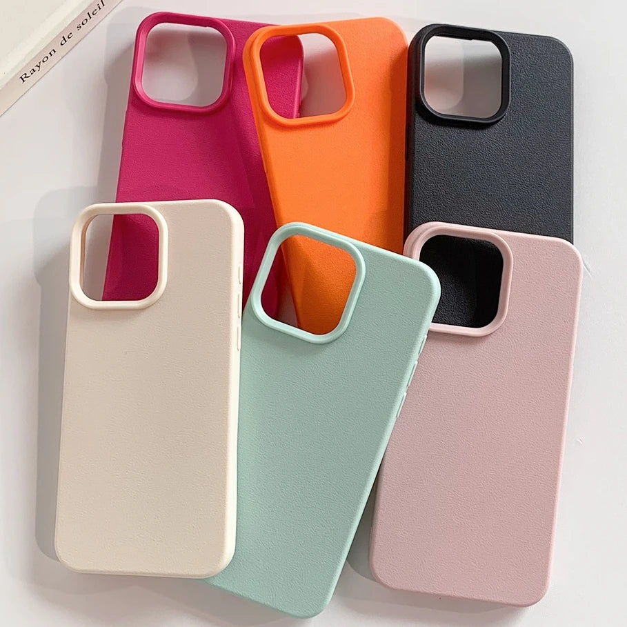 VitaHome™ ClassicLeather Shockproof Soft-TPU iPhone Case