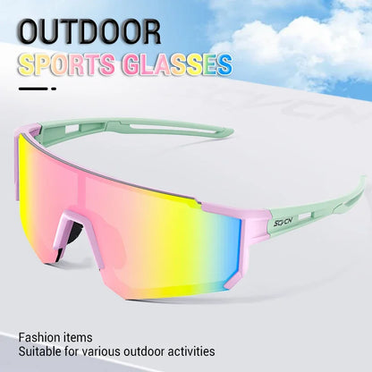 SCVCN New Outdoor Cycling Sunglasses Men Women MTB Driving Bike Glasses Sports Climbing Protective Glasses Bicycle UV400 Goggles – Ansicht 6