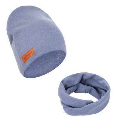 VitaHome™ CashmereKnit Baby Turban Hat & Scarf Set
