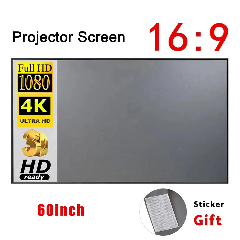 VitaHome™ CineView Pro Portable Anti-Light Projection Screen