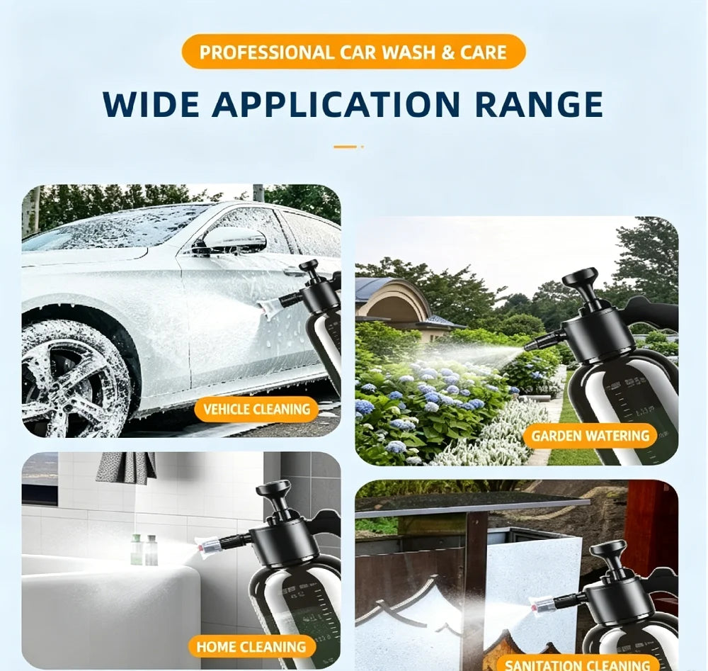 1 PC Pneumatic Foam Spray Can Handheld For Car Wash Spray Garden Cleaning Car Windows And Floor Home Cleaning Tools – Ansicht 3